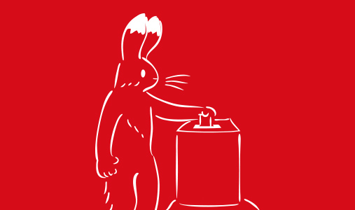 在12月18號當天前往投票吧！